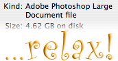 Working with large files in Photoshop – what a whopper!