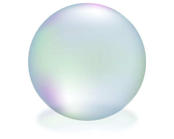 Crystal ball illustration