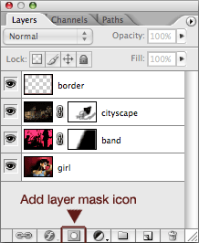 montage layers palette